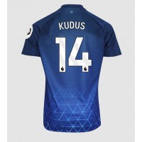 West Ham United Mohammed Kudus #14 Tretí futbalový dres 2023-24 Krátky Rukáv